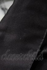 画像3: NieR Clothing / プリント切替シャツ  黒 H-26-09-06-021-PU-BL-AK-ZH (3)