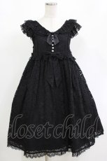 画像1: Angelic Pretty / Sweet Dollyジャンパースカート F ブラック H-26-09-07-042-AP-OP-YZ-ZH (1)