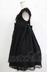 画像2: Angelic Pretty / Sweet Dollyジャンパースカート F ブラック H-26-09-07-042-AP-OP-YZ-ZH (2)