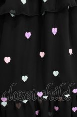 画像4: Angelic Pretty / Candy Petit Heartジャンパースカート Free ブラック H-26-09-07-045-AP-OP-NS-ZH (4)