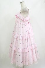 画像2: Angelic Pretty / Candy Petit Heartジャンパースカート Free ピンク H-26-09-07-046-AP-OP-NS-ZH (2)