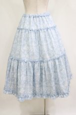 画像3: m petit by misako / NINA'S/RVパニエスカート M サックス/アイボリー リバーシブル H-26-09-07-050-LO-SK-NS-ZH (3)