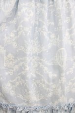 画像4: m petit by misako / NINA'S/RVパニエスカート M サックス/アイボリー リバーシブル H-26-09-07-050-LO-SK-NS-ZH (4)