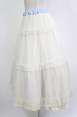 画像6: m petit by misako / NINA'S/RVパニエスカート M サックス/アイボリー リバーシブル H-26-09-07-050-LO-SK-NS-ZH (6)