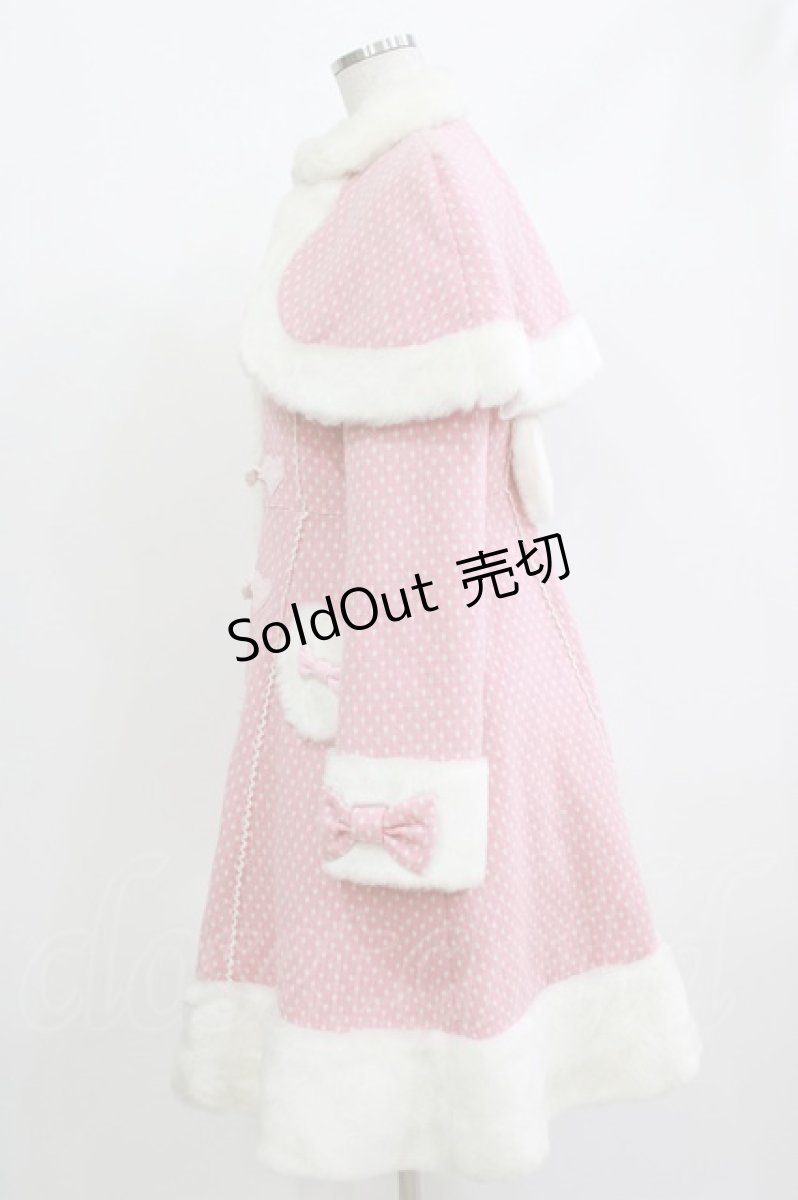 画像2: Angelic Pretty / Snow birdコート Free ピンク H-26-09-07-051-AP-CO-NS-ZH (2)