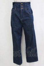 画像1: Fi.n.t / バックレースアップストレートデニムパンツ S INDIGO H-26-09-07-005-CA-PA-NS-ZH (1)