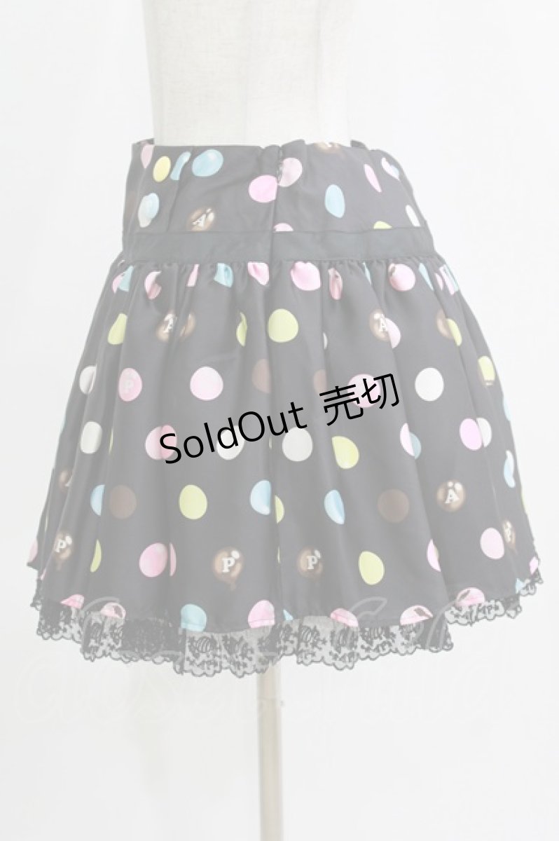 画像2: Angelic Pretty / ポルカドットチョコレートスカート Free ブラック H-26-09-07-055-AP-SK-NS-ZH (2)