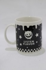 画像1: LISTEN FLAVOR / ロゴマグカップ  白 H-26-09-07-073-PU-ZA-NS-ZH (1)