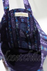 画像2: metamorphose / 薔薇の聖堂 トートBAG 縦約35cm×横約30cm マチ:約6cm 持ち手:約70cm ロイヤルパープル(Royal Purple) H-26-09-07-013-ME-BG-NS-ZH (2)