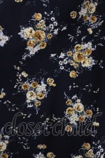 画像4: axes femme / 花柄ボリューム袖ブラウス M ネイビー H-26-09-07-002-AX-BL-NS-ZH (4)