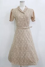 画像1: an another angelus / 総レースダブル釦ワンピース Free BEIGE H-26-09-07-003-CA-OP-NS-ZH (1)