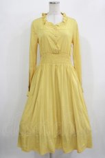 画像1: mayla classic / Princess Collection Croix Princess lumiere voilee F イエロー H-26-09-08-005-LO-OP-NS-ZH (1)