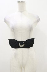 画像2: Restyle / MOON BAT WINGS BELT S ブラック H-26-09-08-069-GO-ZA-KB-ZH (2)