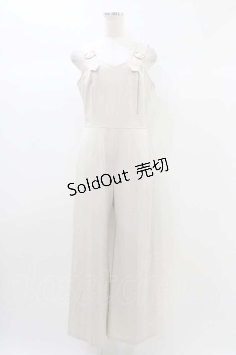 画像1: LEBECCA boutique / 奮励努力のサロペット Free アイボリー H-26-09-08-002-LO-OP-NS-ZH (1)