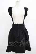 画像1: KILL STAR / YUNA SUSPENDER SKIRT XS ブラック H-26-09-08-018-PU-SK-KB-ZH (1)