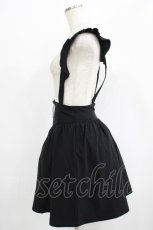 画像2: KILL STAR / YUNA SUSPENDER SKIRT XS ブラック H-26-09-08-018-PU-SK-KB-ZH (2)