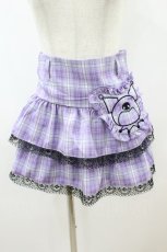 画像1: QOOZA / Kuromi mini skirt  ラベンダー H-26-09-09-001-PU-SK-KB-ZH (1)