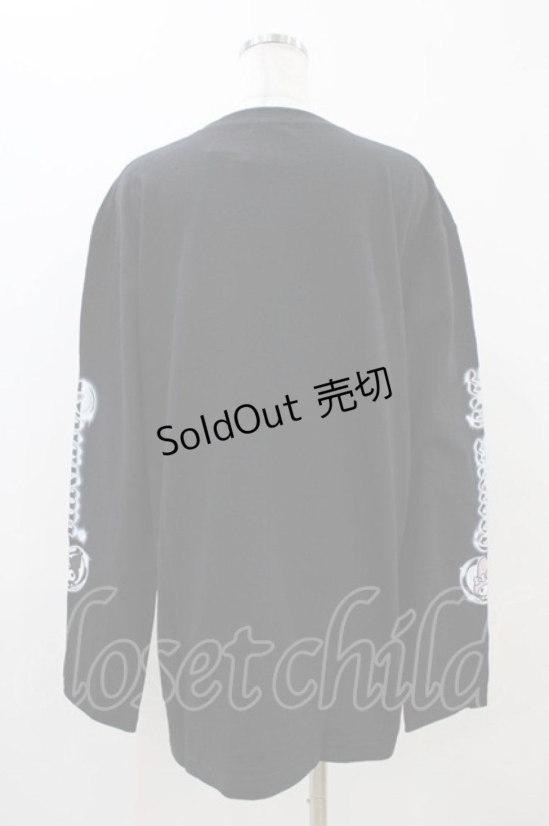 画像2: QOOZA / マイメロディ＆クロミコラボ L/S TEE  ブラック H-26-09-09-048-PU-TO-KB-ZH (2)
