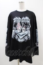 画像1: QOOZA / マイメロディ＆クロミコラボ L/S TEE  ブラック H-26-09-09-049-PU-TO-KB-ZH (1)