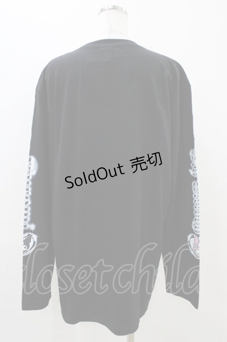 画像2: QOOZA / マイメロディ＆クロミコラボ L/S TEE  ブラック H-26-09-09-049-PU-TO-KB-ZH (2)