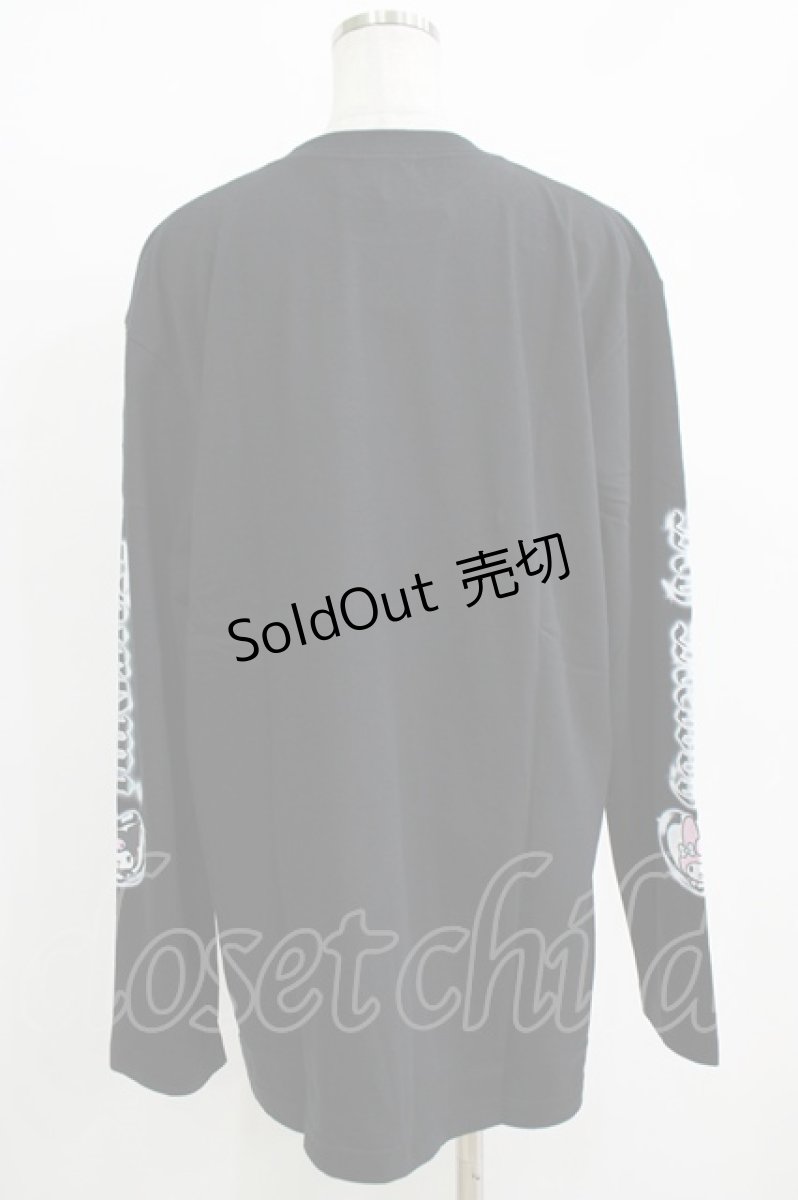 画像2: QOOZA / マイメロディ＆クロミコラボ L/S TEE  ブラック H-26-09-09-054-PU-TO-KB-ZH (2)