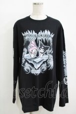 画像1: QOOZA / マイメロディ＆クロミコラボ L/S TEE  ブラック H-26-09-09-055-PU-TO-KB-ZH (1)
