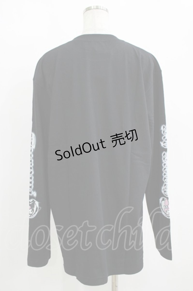 画像2: QOOZA / マイメロディ＆クロミコラボ L/S TEE  ブラック H-26-09-09-055-PU-TO-KB-ZH (2)