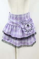 画像1: QOOZA / Kuromi mini skirt  ラベンダー H-26-09-09-060-PU-SK-KB-ZH (1)