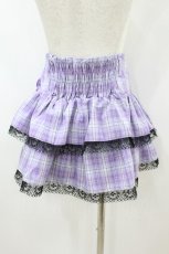 画像2: QOOZA / Kuromi mini skirt  ラベンダー H-26-09-09-060-PU-SK-KB-ZH (2)