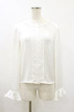 画像1: MILK / プリーツレースブラウス  オフ H-26-09-09-1040-ML-BL-AK-ZH (1)