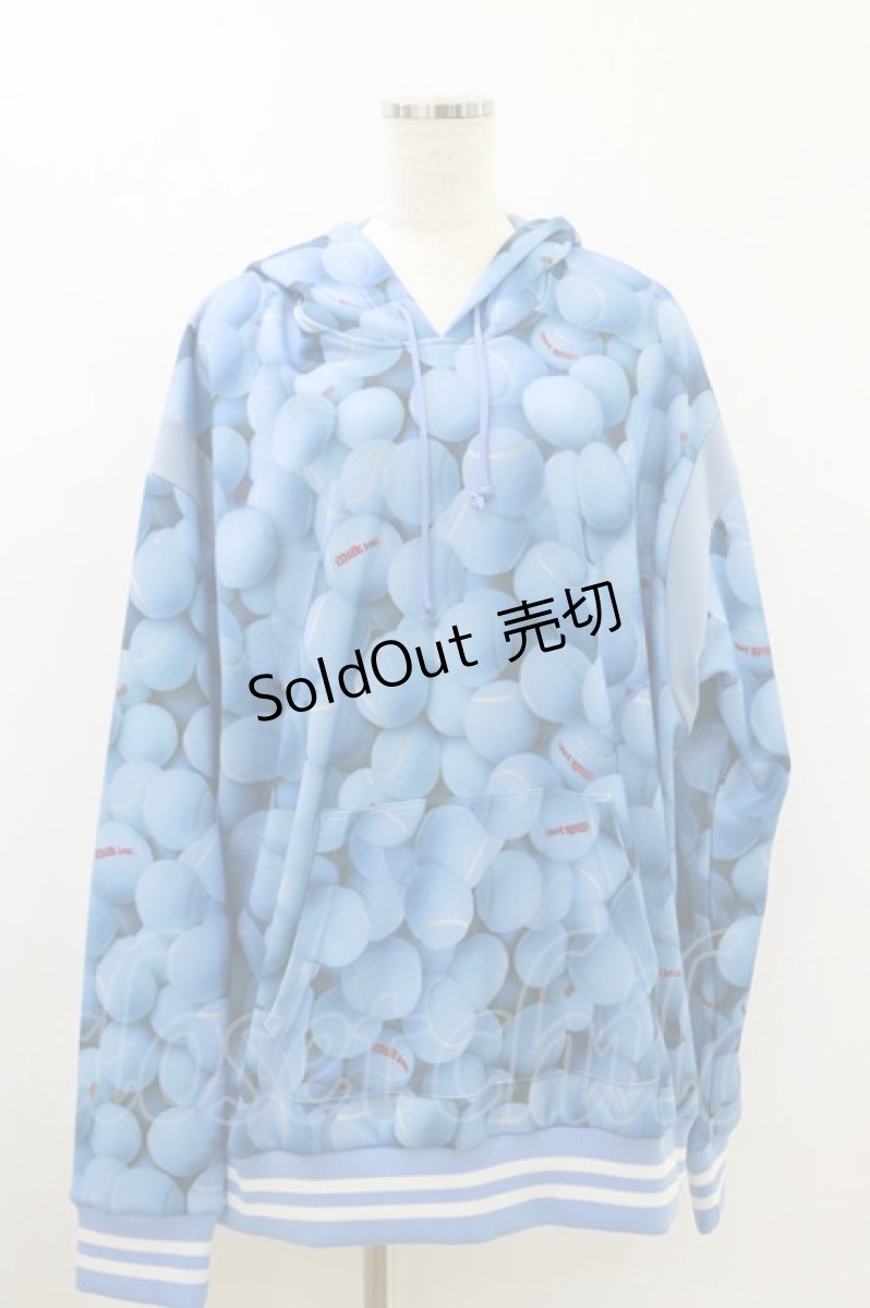 画像1: MILKBOY / TENNIS BOY HOODIE  ブルー H-26-09-09-1048-MB-TO-AK-ZH (1)