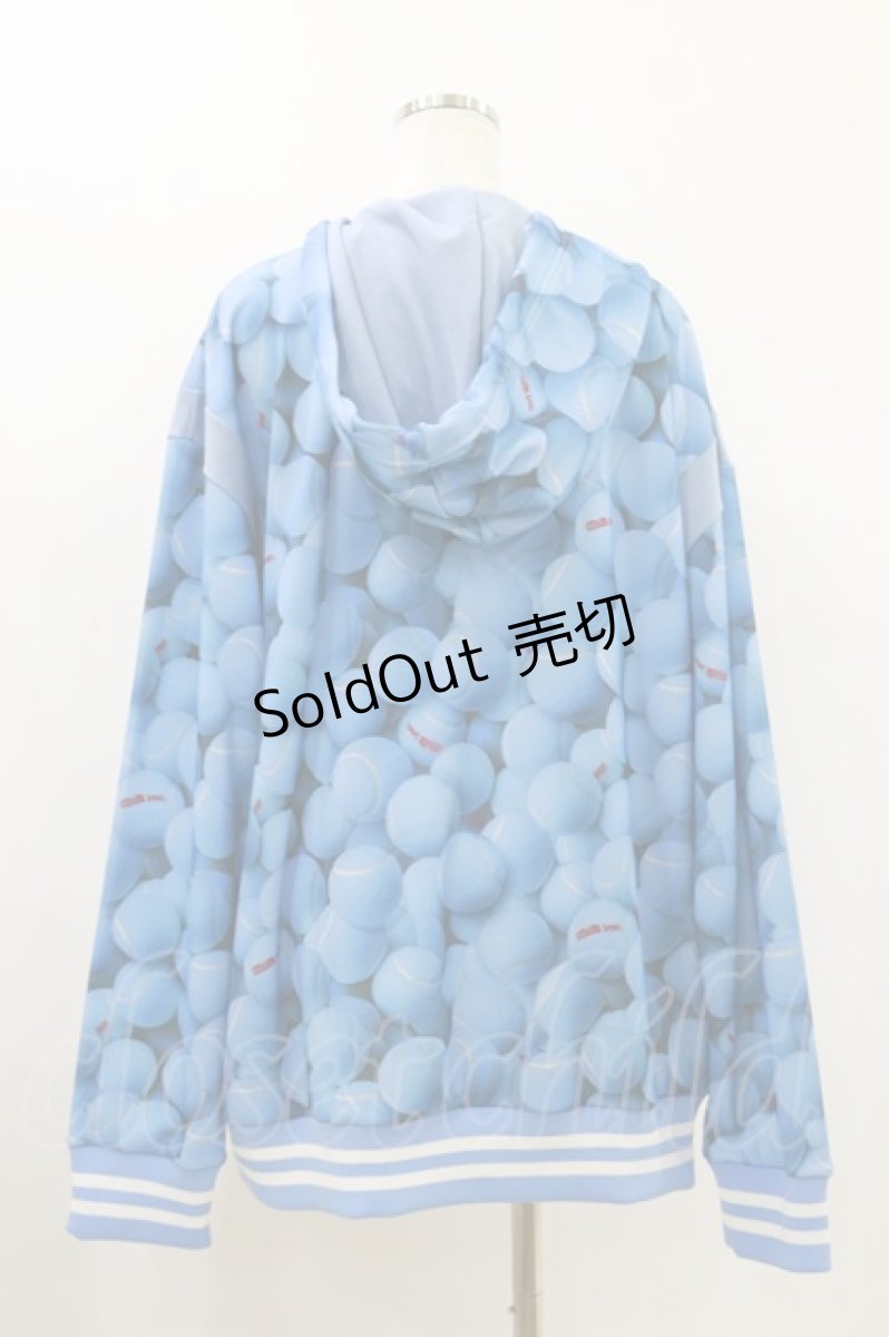 画像2: MILKBOY / TENNIS BOY HOODIE  ブルー H-26-09-09-1048-MB-TO-AK-ZH (2)