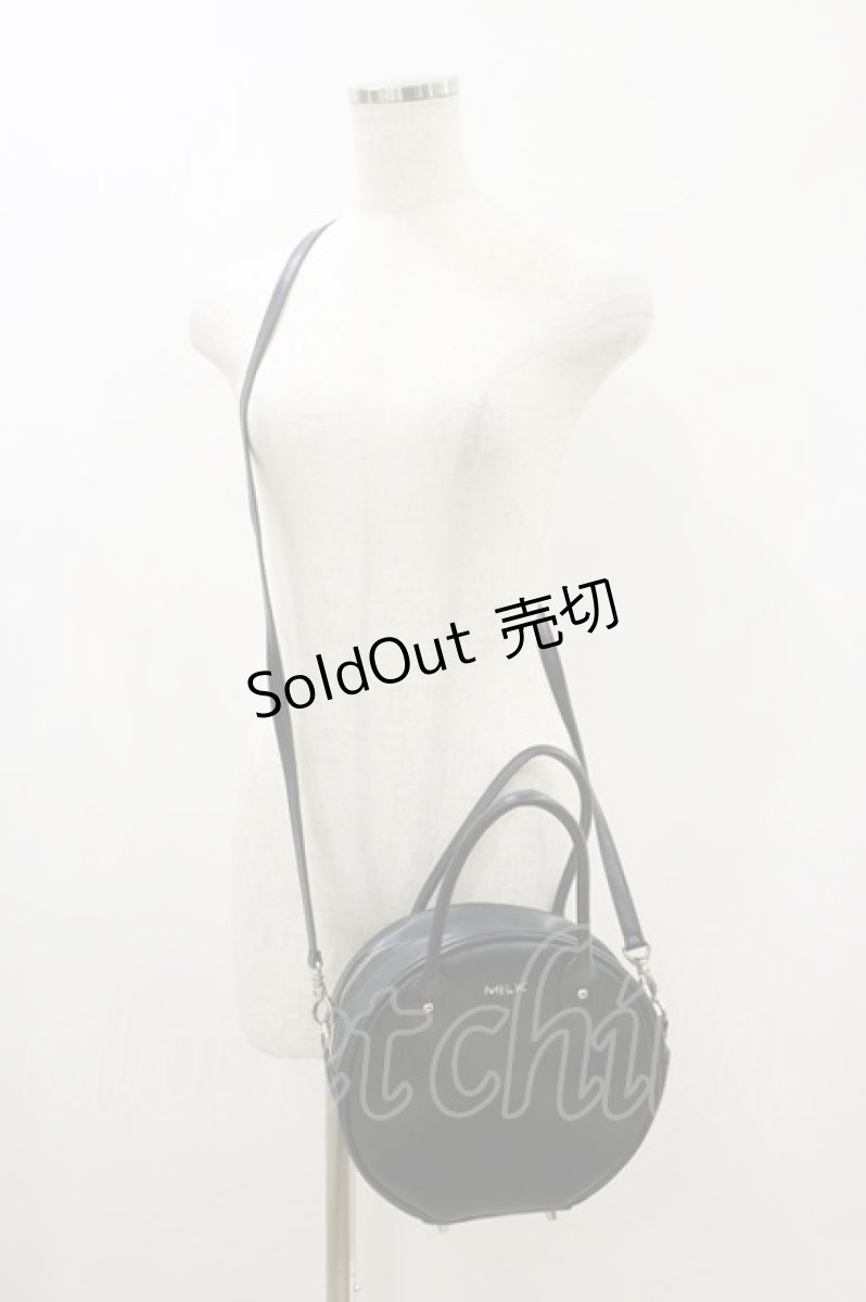 画像1: MILK / マカロンBAG  ブラック H-26-09-09-1009-ML-BG-AK-ZH (1)