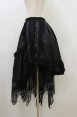 画像3: ACDC RAG / クロコアシメスカート FREE 黒 H-26-09-09-1071-PU-SK-AK-ZH (3)