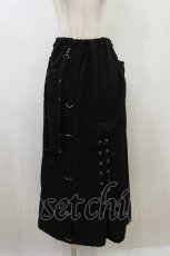 画像1: ACDC RAG / スピンドルロングスカート FREE 黒 H-26-09-09-1073-PU-SK-AK-ZH (1)