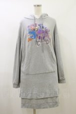 画像1: Candy Stripper / PRINT PARKER ONEPIECE 2 GREY H-26-09-09-1077-PU-OP-AK-ZH (1)
