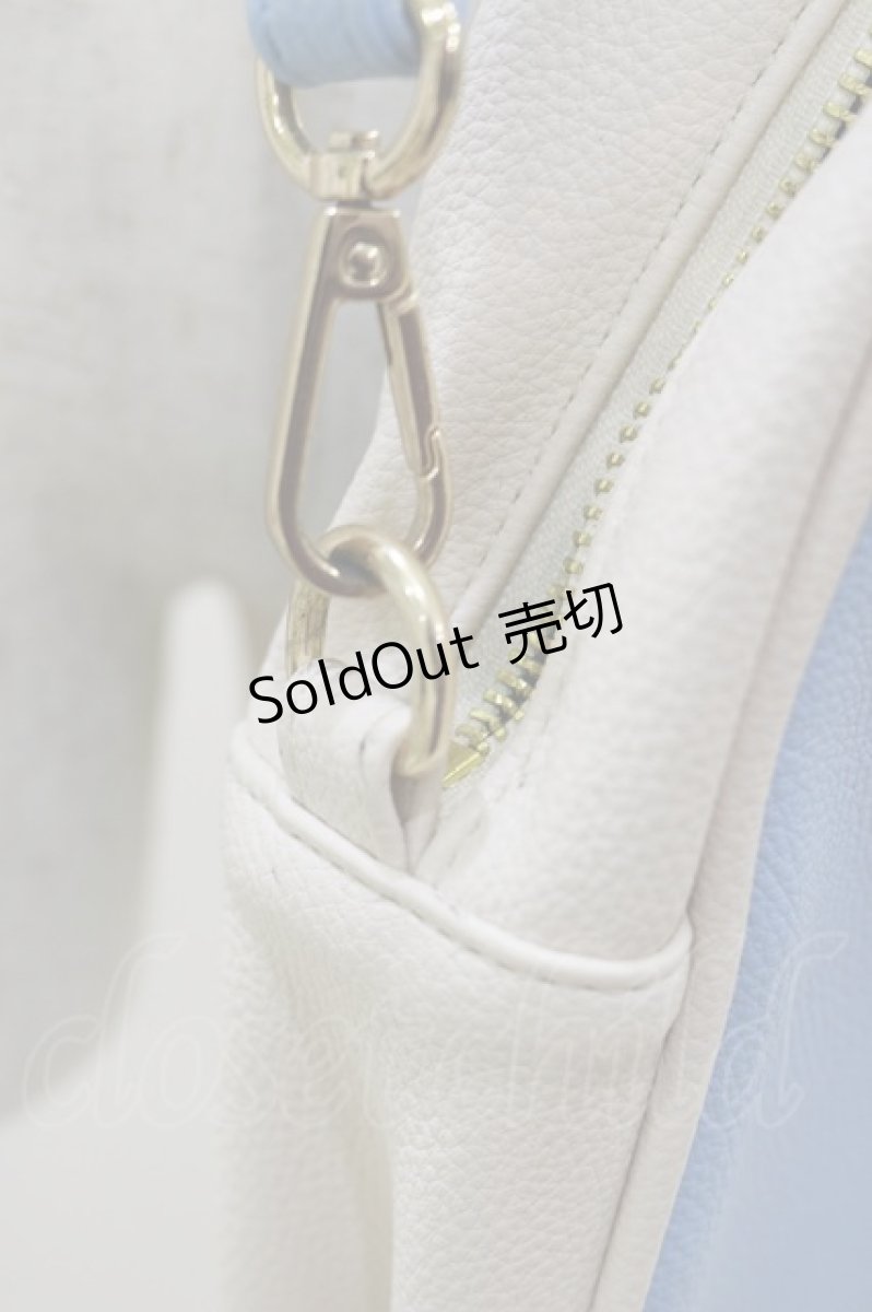 画像2: MILK / BOXショルダーバッグ  サックス H-26-09-09-1015-ML-BG-AK-ZH (2)