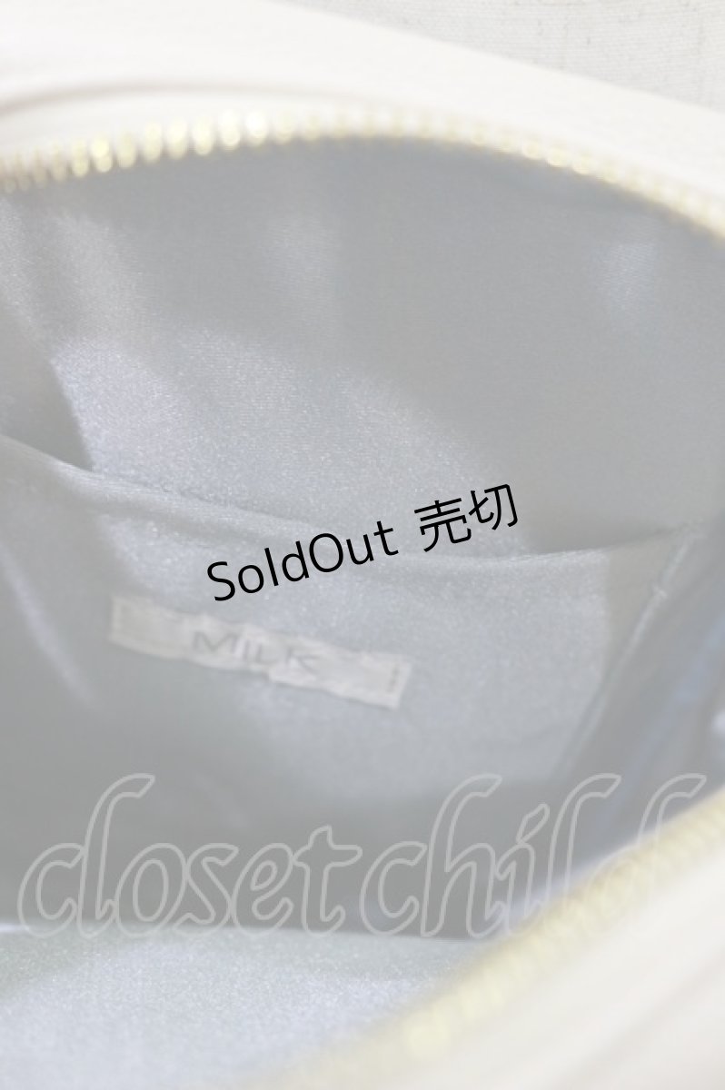画像4: MILK / BOXショルダーバッグ  サックス H-26-09-09-1015-ML-BG-AK-ZH (4)