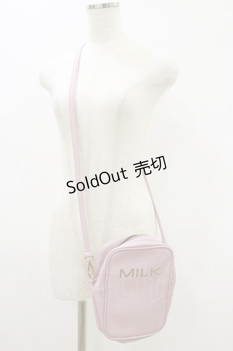 画像1: MILK / BOXショルダーバッグ  ピンク H-26-09-09-1016-ML-BG-AK-ZH (1)