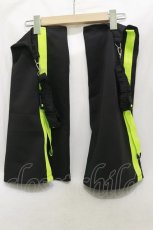 画像1: ACDC RAG / 渦雷レッグカバー  黒×グリーン H-26-09-09-1003-PU-ZA-AK-ZH (1)