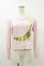 画像1: MILK / オーバー・ザ・ムーン カットソー  ピンク H-26-09-09-1024-ML-TO-AK-ZH (1)
