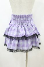 画像2: QOOZA / Kuromi mini skirt  ラベンダー H-26-09-09-001-PU-SK-KB-ZH (2)