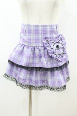 画像1: QOOZA / Kuromi mini skirt  ラベンダー H-26-09-09-002-PU-SK-KB-ZH (1)