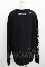 画像2: QOOZA / 東京喰種×QOOZA金木研 ダメージスウェット  ブラック H-26-09-09-020-PU-TO-KB-ZH (2)