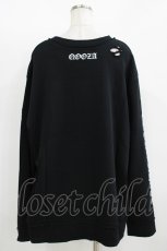 画像2: QOOZA / 東京喰種×QOOZA金木研 ダメージスウェット  ブラック H-26-09-09-022-PU-TO-KB-ZH (2)