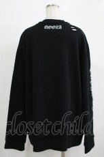 画像2: QOOZA / 東京喰種×QOOZA金木研 ダメージスウェット  ブラック H-26-09-09-030-PU-TO-KB-ZH (2)