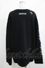 画像2: QOOZA / 東京喰種×QOOZA金木研 ダメージスウェット  ブラック H-26-09-09-040-PU-TO-KB-ZH (2)