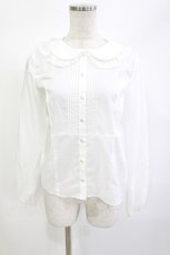 画像1: Emily Temple cute / ツインカラーブラウス  オフ H-26-09-10-025-ET-BL-AK-ZH (1)