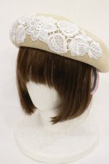 画像1: m petit by misako / TT*AMレースサーモベレー  アイボリー H-26-09-10-1024-LO-AC-NS-ZH (1)