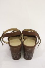 画像3: Fi.n.t / 小花刺繍ウッドライクソールサンダル S BROWN H-26-09-10-1028-CA-SH-NS-ZH (3)